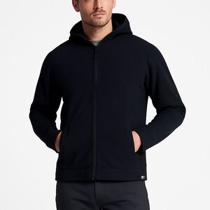 blurr essential fleece performance hoodie soft zip layer articulated fit M